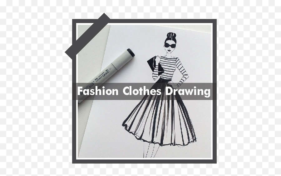 Drawing Fashion Clothes Design Ideas Pc - Arewa Kaftans Design Emoji,Dress Drawings Emojis