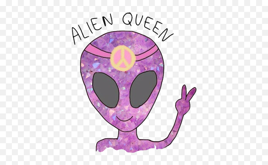 Transparents Tumblr Aliens Alien Aesthetic Alien - Alien Tumblr Queen Emoji,Dont Want Alien Emojis