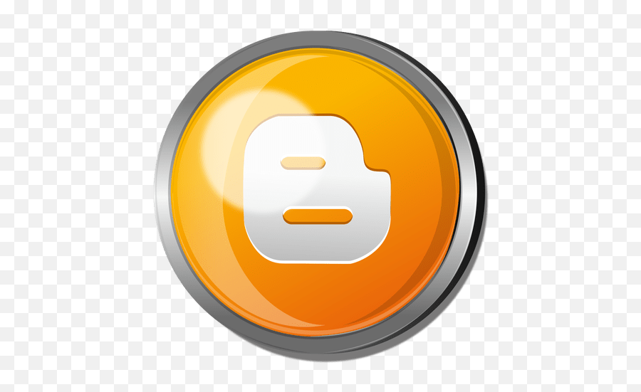 Blogger Round Metal Button Transparent Png U0026 Svg Vector - Solid Emoji,Metal Horn Emoticon
