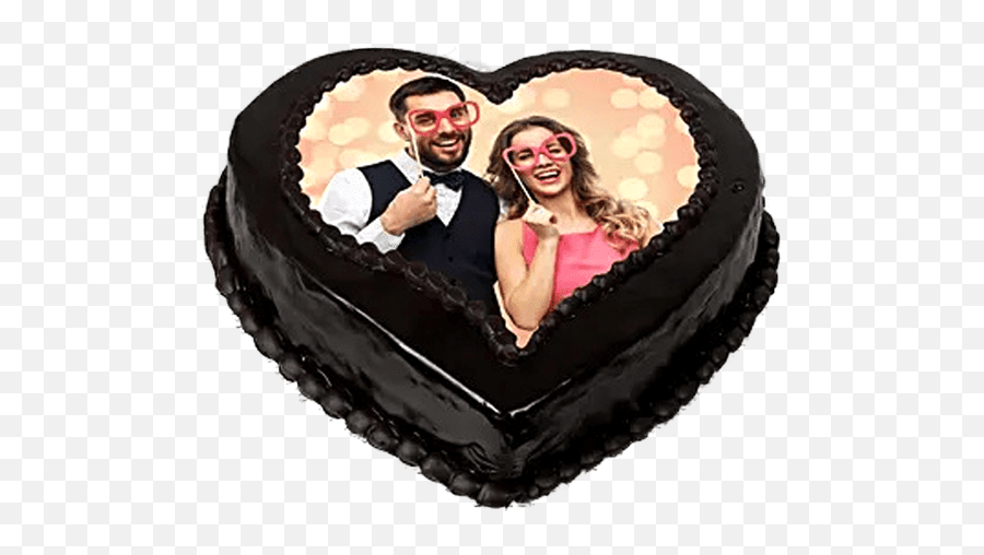 Seal Your Special Day With Beautifully Designed Cakes From - Cake 1 Kg Heart Shape Emoji,Chocolate Cake Emoji