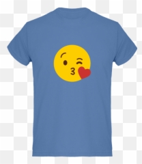 Camiseta Hombre Full Cut Screen Starts Original - Emoji Kiss,Kiss The Screen Emoji