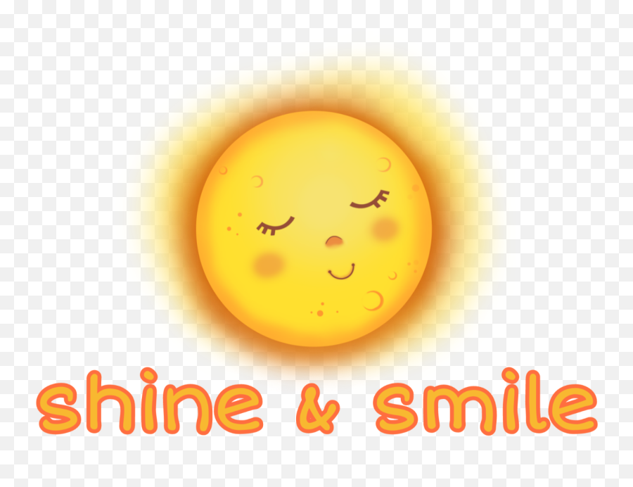 Shine And Smile - Frankly Wearing Emoji,Shining Emoticon