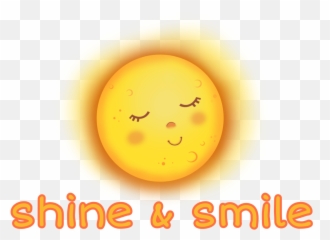 Shine And Smile - Frankly Wearing Emoji,Shining Emoticon