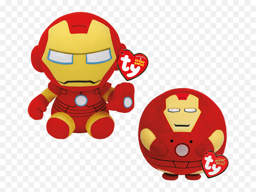 Iron Man Marvel Bundle - Beanie Babies And Ballz Emoji,Facebook Pink Unicorn Emoji