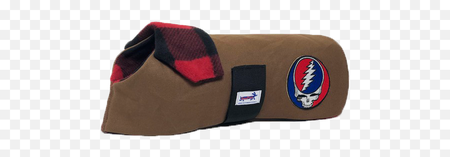 Grateful Dead Custom Size Dog Coat U2014 Snugpups Handmade Dog Coats Emoji,Grateful Dead Steal Your Face Emoticon