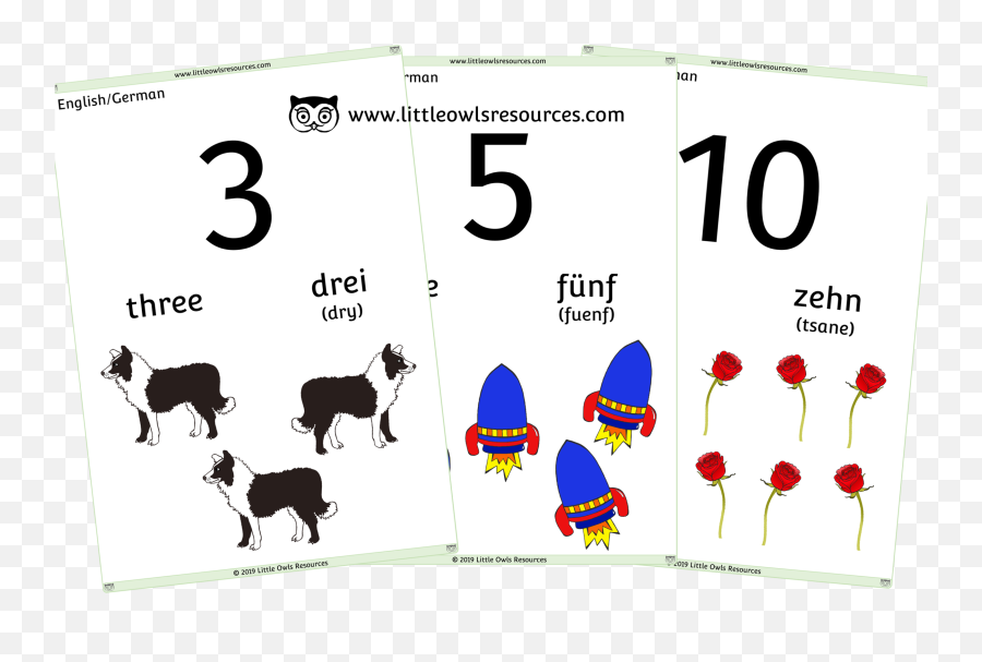 Free Germanenglish Dual Language Printable Early Yearseyfs - Numbers In German Printable Free Emoji,Emotions In German