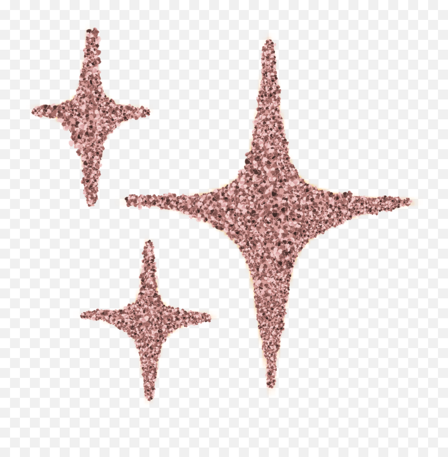 Sparkle Glitter Sticker - Starfish Emoji,Glam Emoji