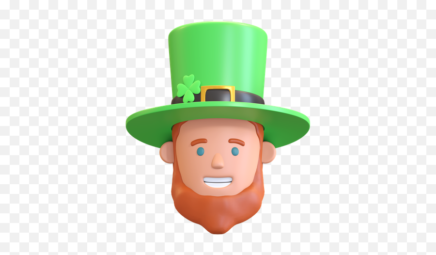 Premium Irish Badge 3d Illustration Download In Png Obj Or Emoji,Saint Patricks Day Emojis Iphone