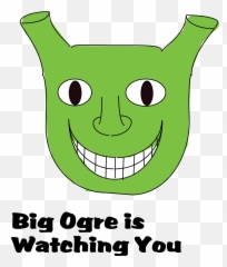 Big Ogre Is Watching You Know Your Meme - Familie Emoji,I'm Watching You Emoticon