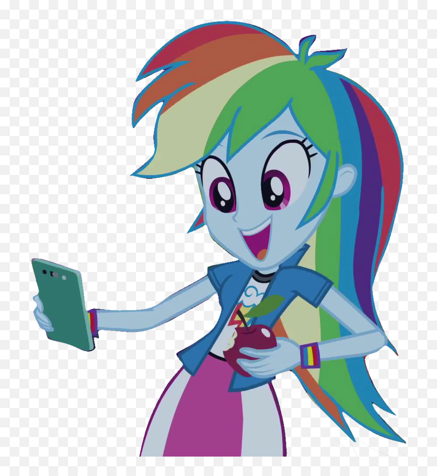 Rainbow Dash - Cia Dos Gifs Tech Rainbow Dash Equestria Girl Emoji,Bigli Migli Emoticons