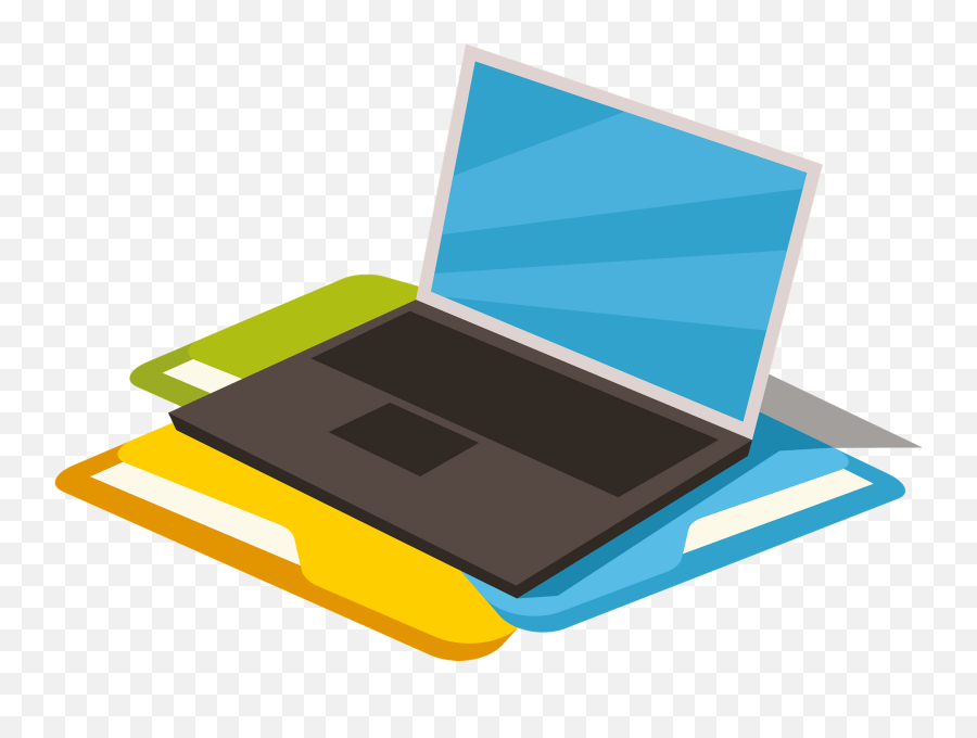 Laptop File Folders Clipart Free Download Transparent Png - Clipart File Folder Laptop Emoji,Emoji Folders