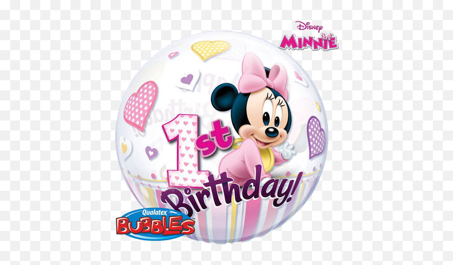 Minnie Mouse 1st Birthday Party - Minnie Mouse Emoji,Girly Emoji Party Supplies
