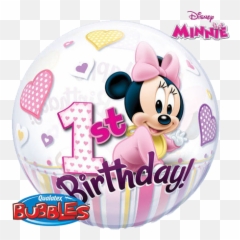 Minnie Mouse 1st Birthday Party - Minnie Mouse Emoji,Girly Emoji Party Supplies