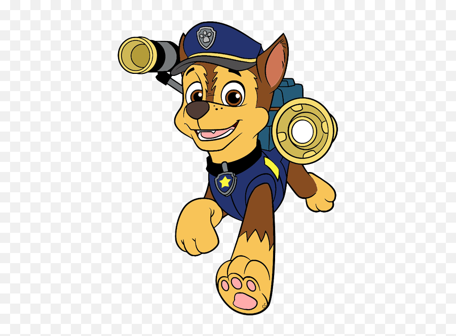 Chase Paw Patrol Clipart Png 1 - Chase Paw Patrol Cartoon Emoji,Paw Patrol Emoji