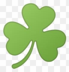 Shamrock Emoji - Green Leaf Emoji Meaning,Green Heart Emoji Meaning