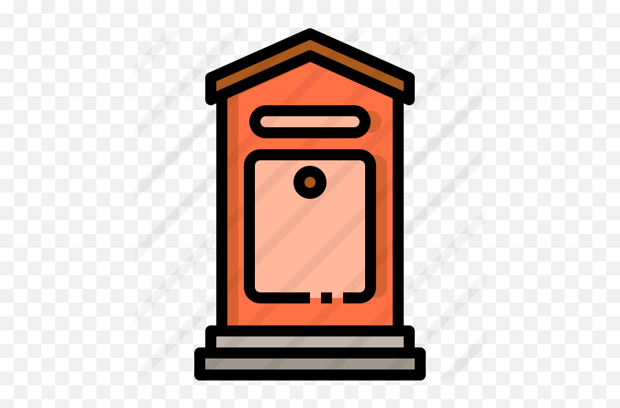 Postbox - Vertical Emoji,Mailbox Postman Emoji
