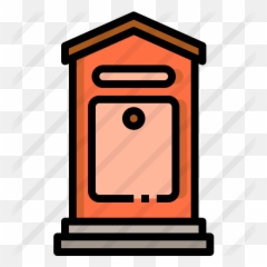 Postbox - Vertical Emoji,Mailbox Postman Emoji
