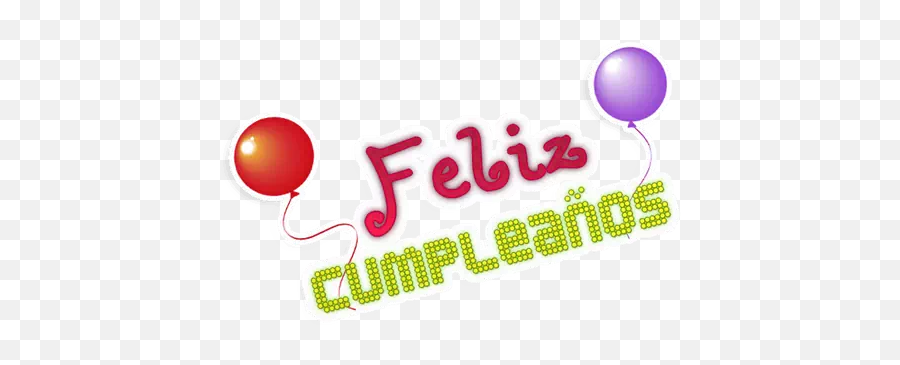 Feliz Cumple - Stickers For Whatsapp Dot Emoji,Feliz Cumpleanos Emoji