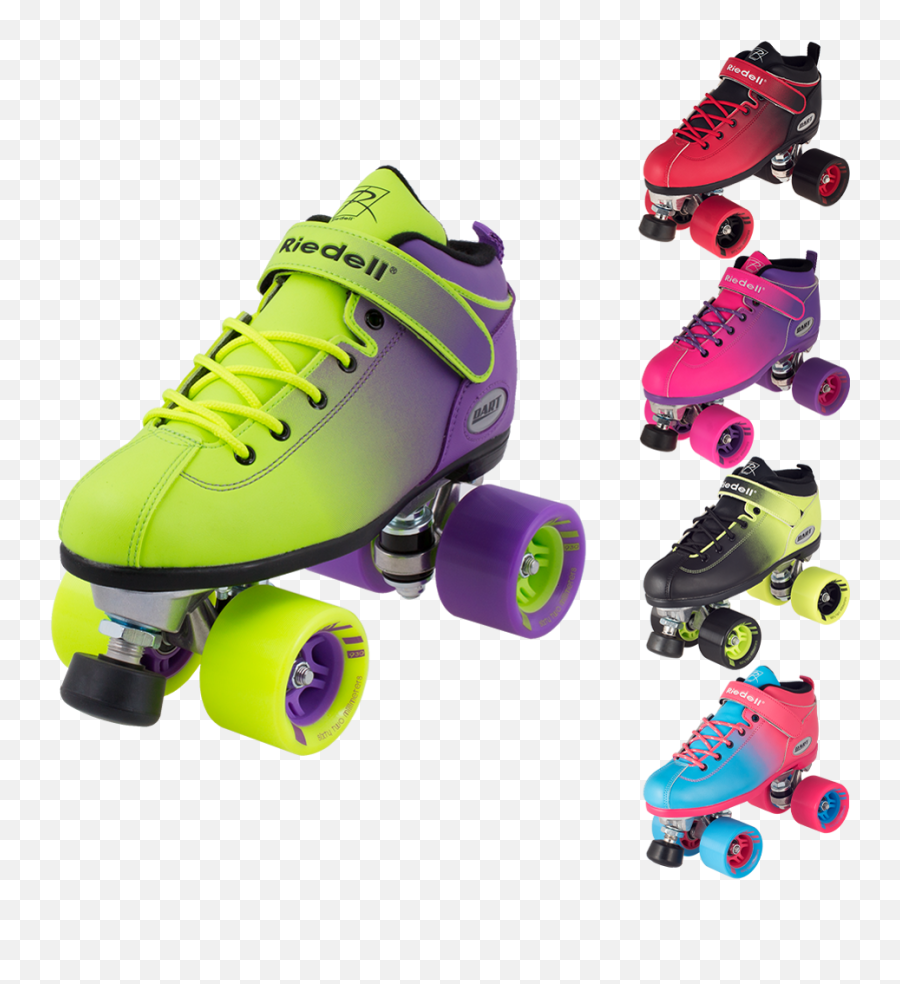Roller Skating Princess Boot Covers - Riedell Dart Ombre Skates Emoji,Rollerskating Emoji Party Invitations