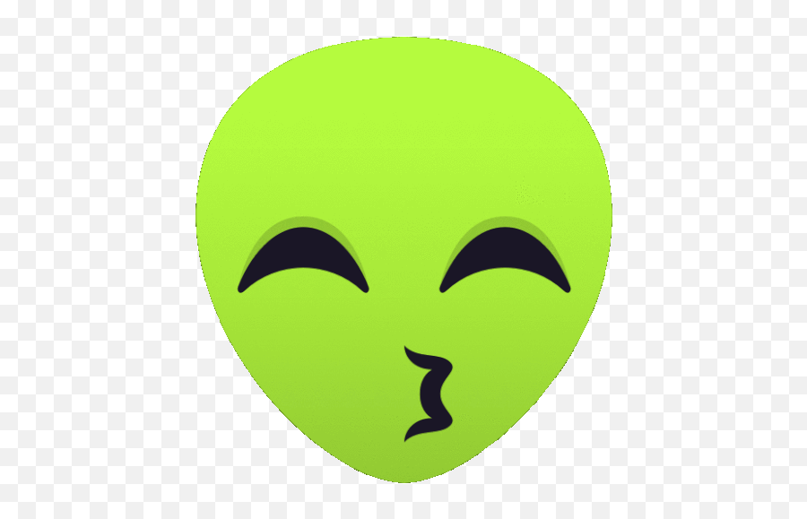 Kiss Alien Gif - Kiss Alien Joypixels Discover U0026 Share Gifs Happy Emoji,Whistle Emoticon
