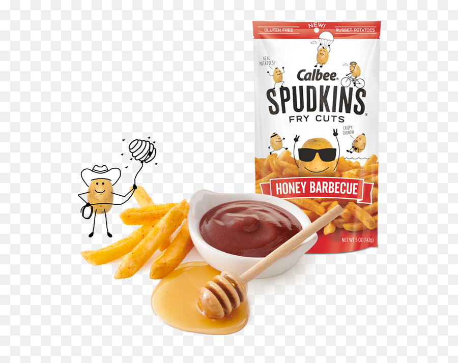 Honey Barbeque - Paste Emoji,Fried Potatoes Emoji