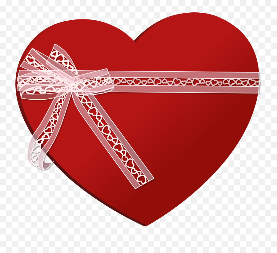 Library Of Image Transparent Of Hearts With Ribbons Png Emoji,Gift With Heart Emojis