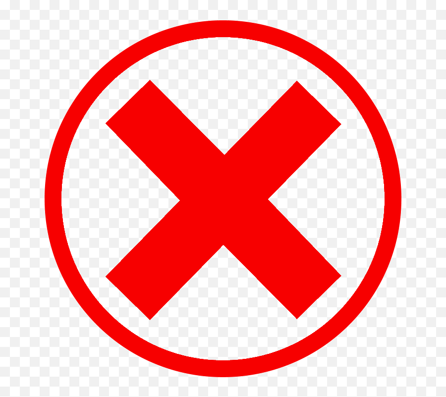 Red Cross Mark Png Transparent Images - Sydney Emoji,Cross Emoji