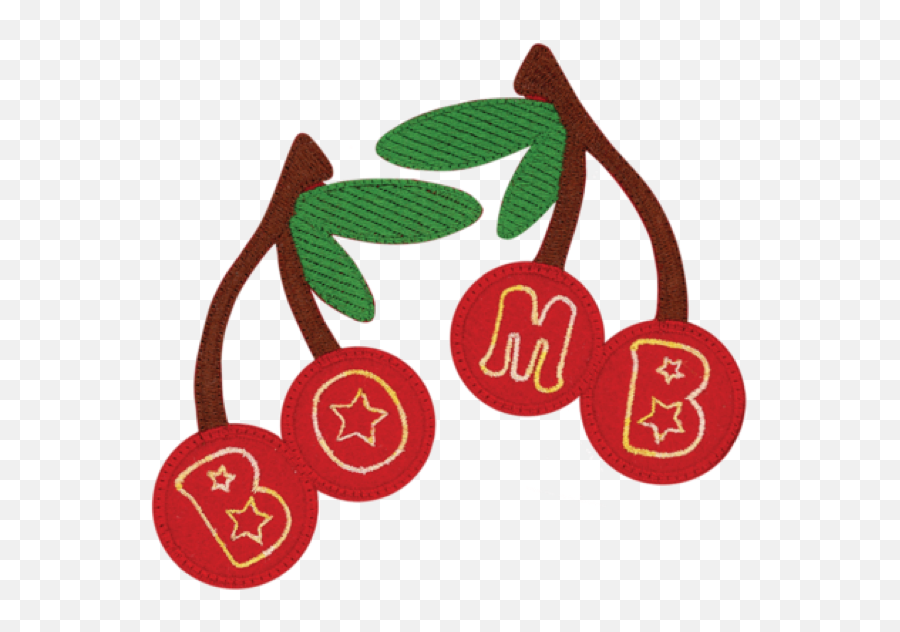 Cherry Bomb Patch From Prism Boutique - Embroidery Clipart Fresh Emoji,Cherry Emoji Twitter