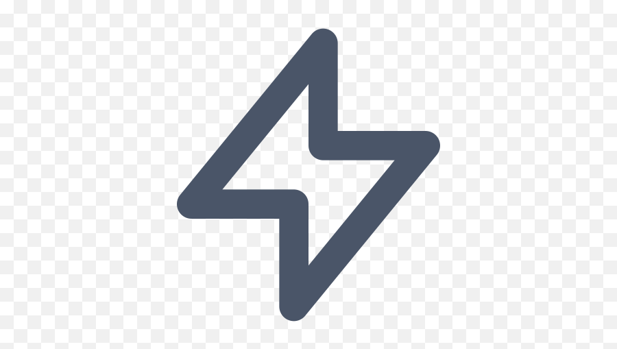 Lightning Bolt Free Icon Of Heroicons - Icon Emoji,Emoticons Lightning Bolt