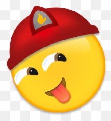 Naughty Cute Emoji Sticker With Red Cap - Fictional Character,Fire Emoticon Instagram