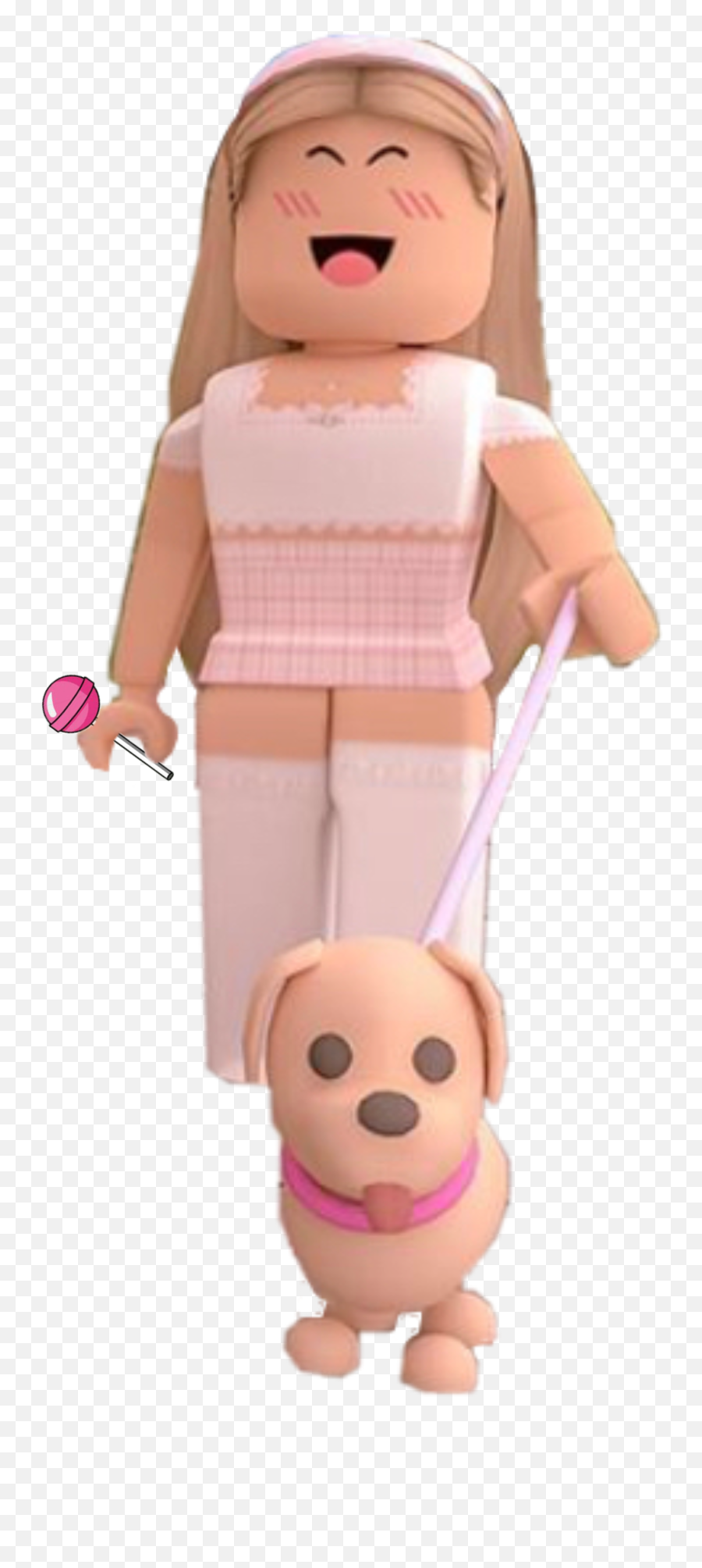 The Most Edited - Aesthetic Roblox Names For Adopt Me Emoji,Emoticon Long Blonde Haired Girl With Beagle Dog