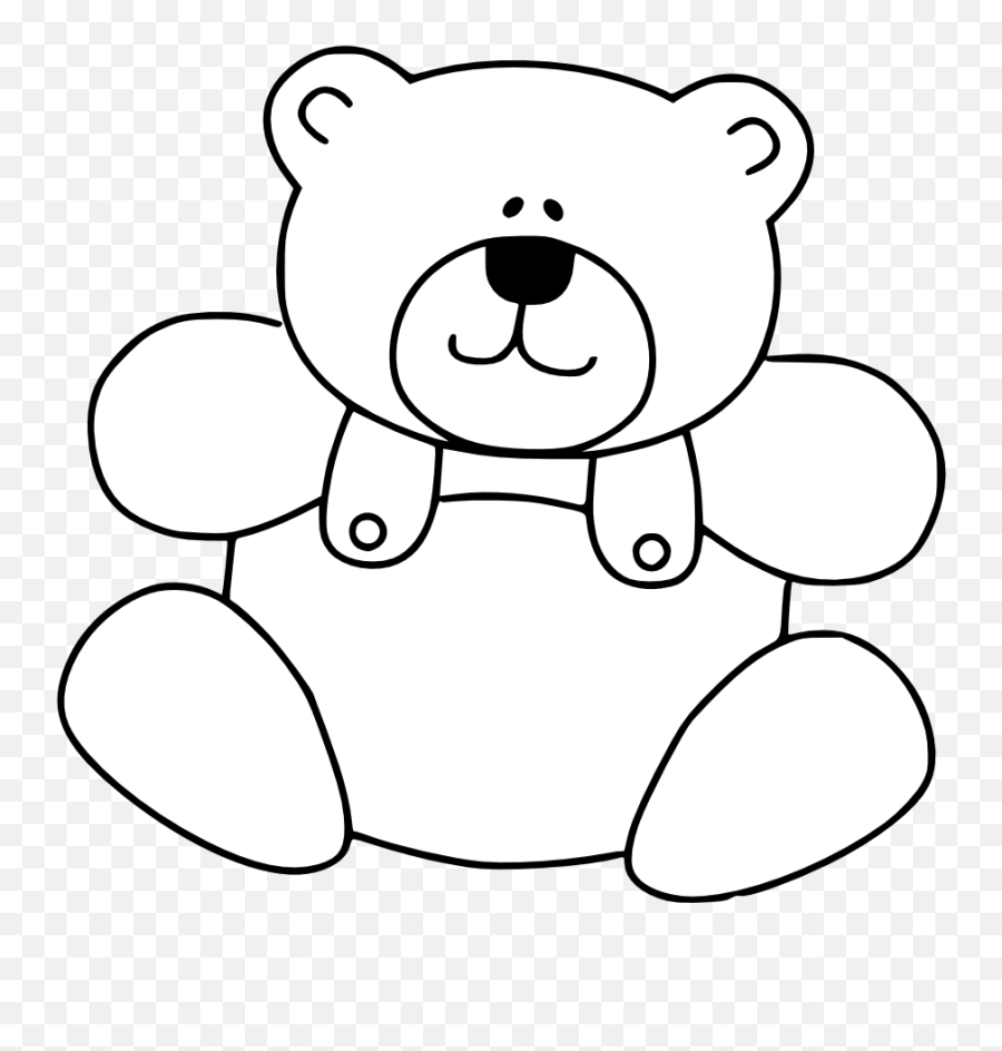 Teddy Bear Images Black And White - Clip Art Library Black And White Teddy Clipart Emoji,Bear Emoji Clipart