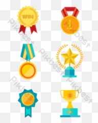 Trophy Medals Images Free Psd Templatespng And Vector - For Cricket Emoji,Black Medal Text Emoticon