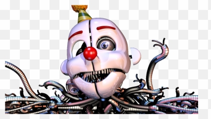 Top Fnaf Sister Location Jumpscare Endoskeleton Stickers For - Ennard Fnaf Emoji,Fnaf Puppet Emojis