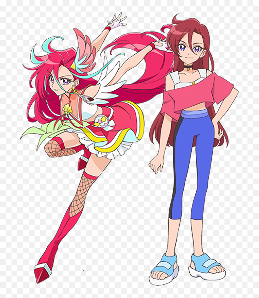 Asuka Takizawa - Tropical Rouge Precure Cure Flamingo Emoji,Atsuko Emotion Chihiro Suzuki