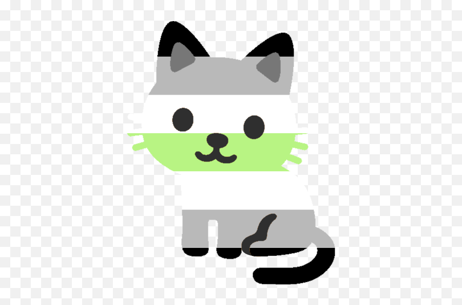 Agenderkitty - Discord Emoji Dot,Randowis Cat Emojis