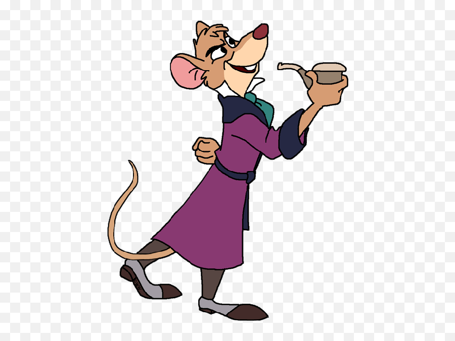 The Great Mouse Detective Clip Art - Disney Great Mouse Detective Basil Emoji,Detective Emoji