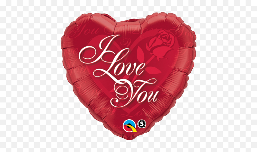 Mylars De Amor U2013 Mundo De Los Globos - Day Emoji,Emojis De Amor Con Background Negro