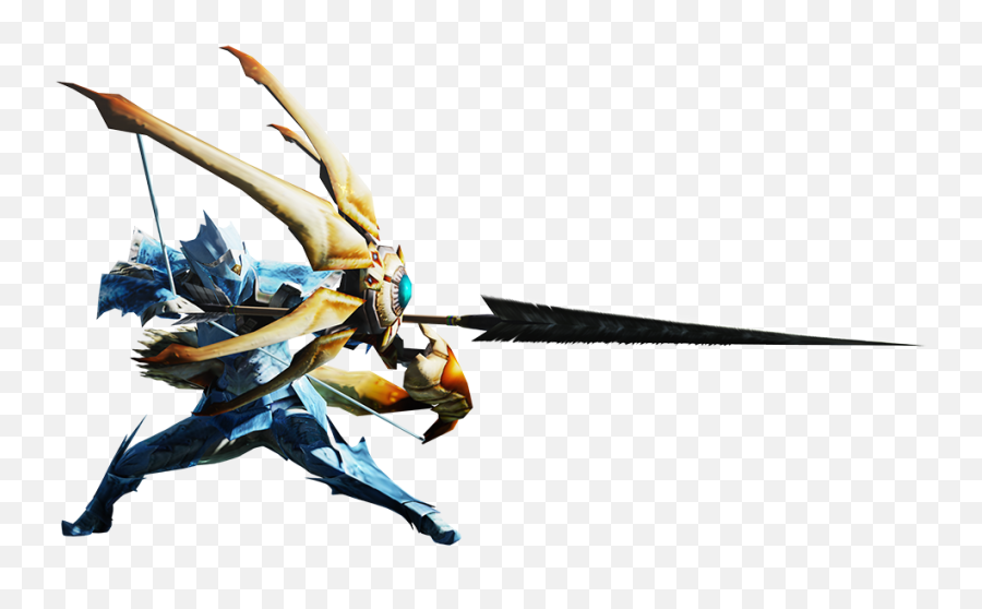 Monster Hunter Hunter Png - Monster Hunter Bow Pose Emoji,Download Emojis Monsterh Unter