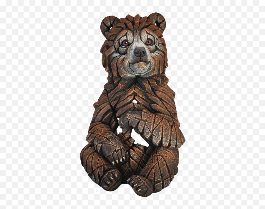 Bear Cub Figurine - Edge Sculpture Bear Cub Emoji,Small Statues That Describe Emotions