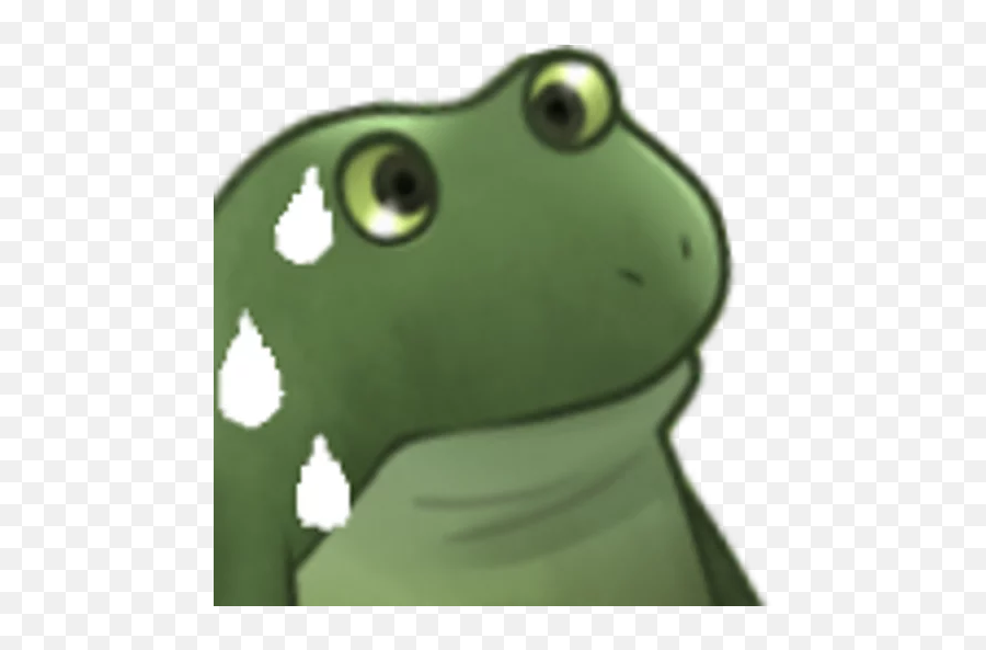 Telegram Stickers - Froge Worry Frog Emoji Discord,What Is Coffee Frog Emoj...