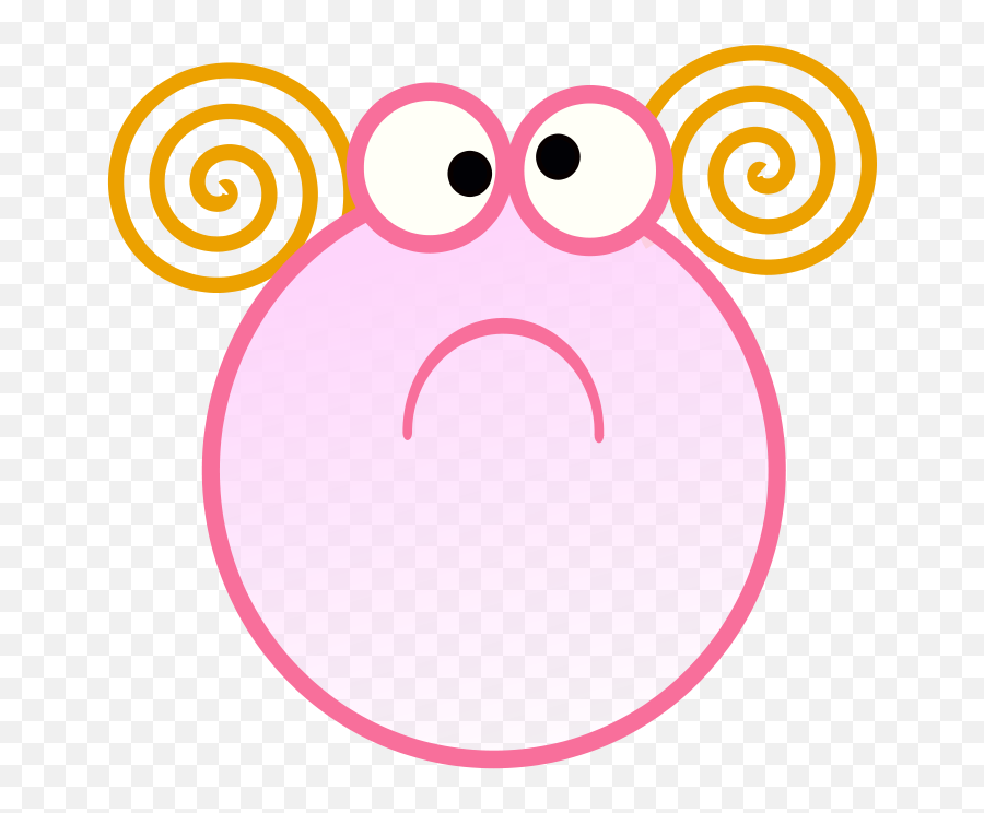 Pinkemoticonarea Png Clipart - Royalty Free Svg Png Funny Confused Vector Emoji,Egg Plant Emoticon