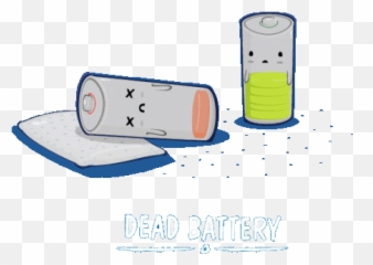 Downsign Dead Battery Sticker - Downsign Dead Battery Pun Cylinder Emoji,Funny Pun Emojis