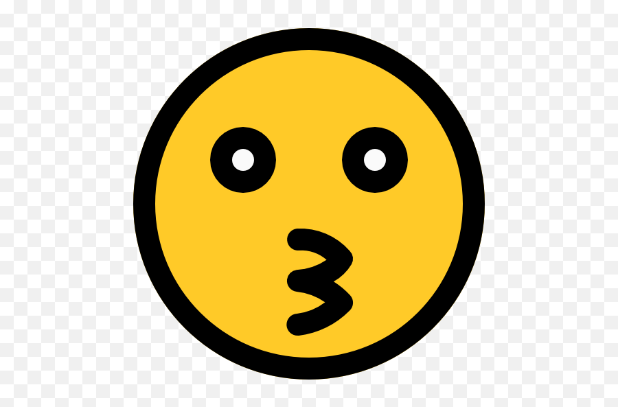Free Icon Kiss - Dot Emoji,A Man's Kiss Emoticon