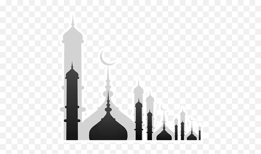 Updated Eid Mubarak Stickers Pc Android App Mod - Gray Vector Mosque Emoji,Masjid Emoji