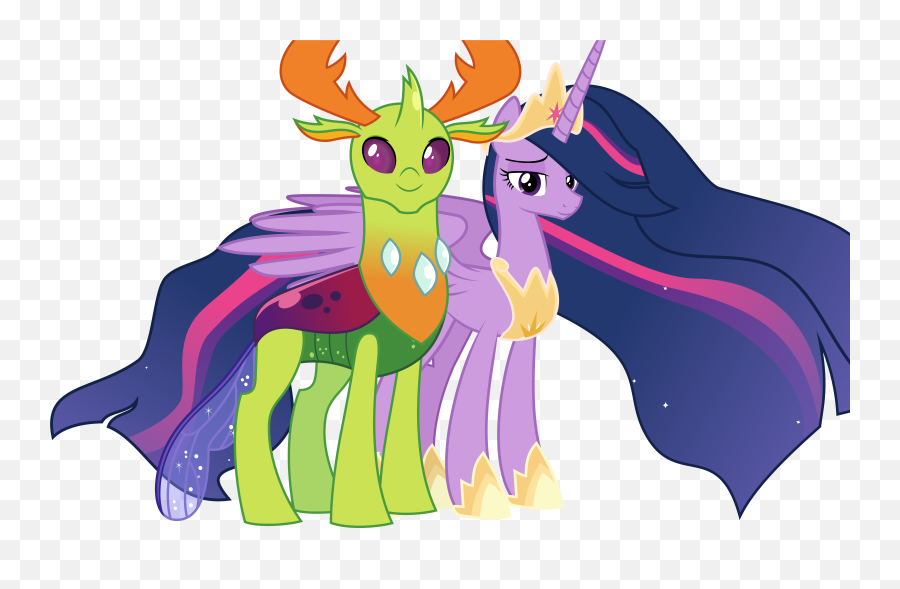 1845481 - Alicorn Artistcrystalmagic6 Artist Mlp Thorax And Twilight Sparkle Emoji,Watch 