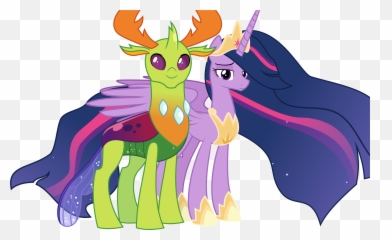 1845481 - Alicorn Artistcrystalmagic6 Artist Mlp Thorax And Twilight Sparkle Emoji,Watch 