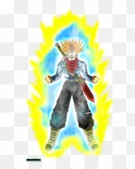 Download Super Saiyan Rage Trunks Aura By Brusselthesaiyan - Trunks Super Saiyan Rage Png Emoji,Angry Emoticon Facebook Super Sayian