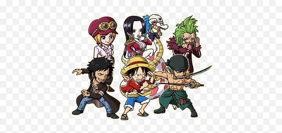 One Piece Treasure Cruise Bandai Namco Entertainment - One Piece Treasure Cruise Chibi Emoji,Bravest Warriors Emotion Lord