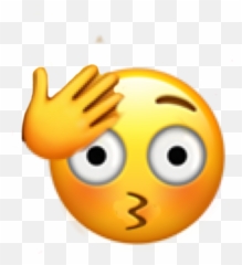 Emoji Woops My Bad Sticker - Happy,My Bad Emoji